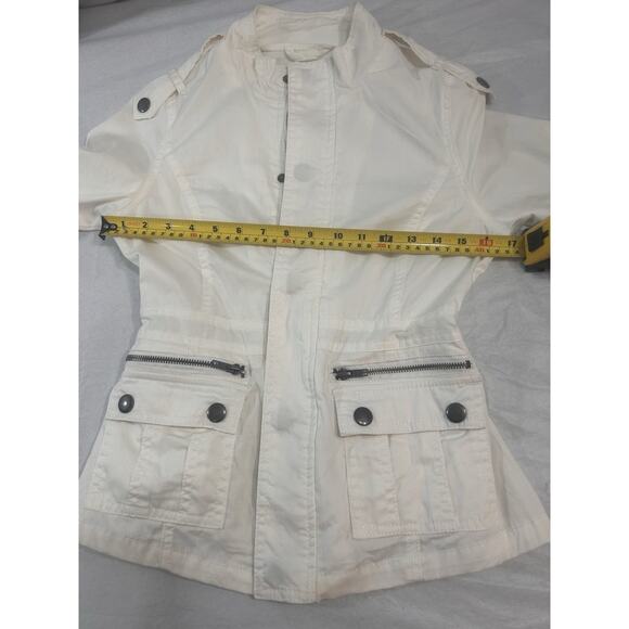 Wet Seal Jacket Military Tactical Woman Sz S Safari Utility Retro Australian Y2k - Picture 7 of 14